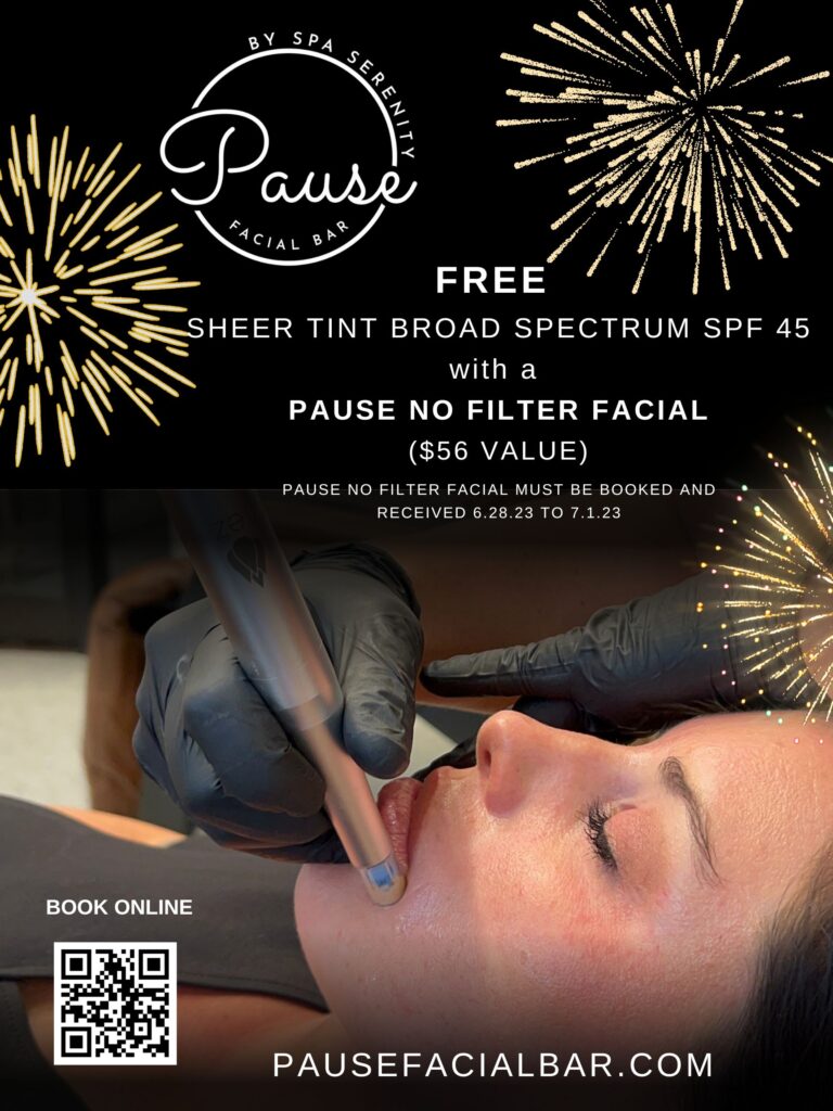 Pause Facia Bar 4th of July Pause No Facial at Pause Facial Bar in Baraboo, WI