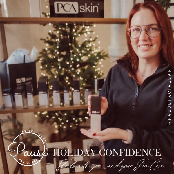 Pca skin care at Pause Facial Bar Baraboo