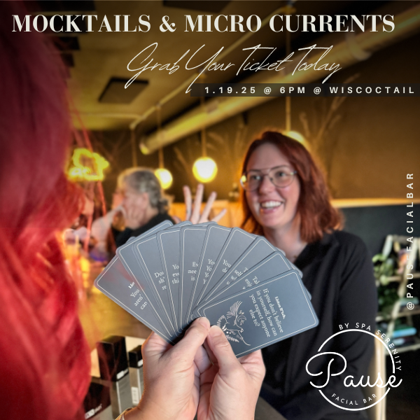 Mocktails & Micro current: Your Exclusive Introduction to Electroporation with Pause Facial Bar